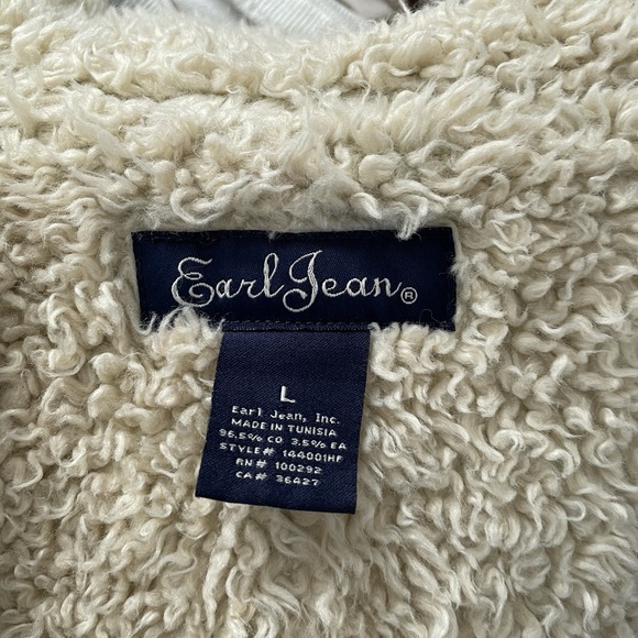 Earl Jean Denim‎ Women's Jacket Size Large Fits Like A Med - Picture 8 of 14